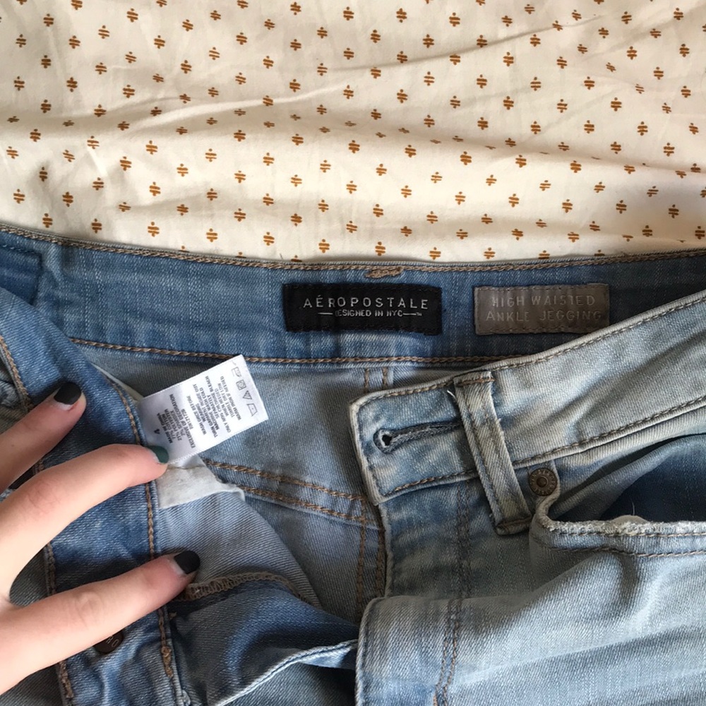 Light wash jeans